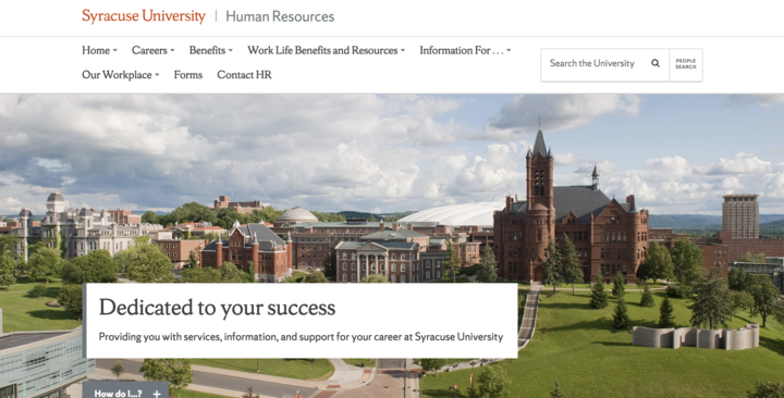 A screenshot of the homepage.
